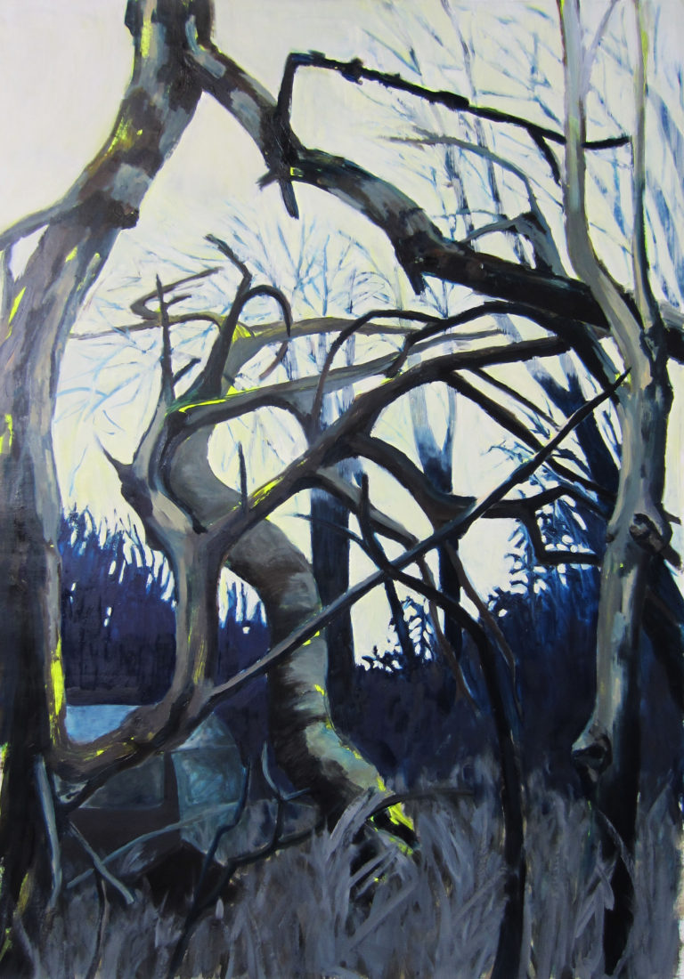 Oil and acryl on canvas, 105 x 150 cm