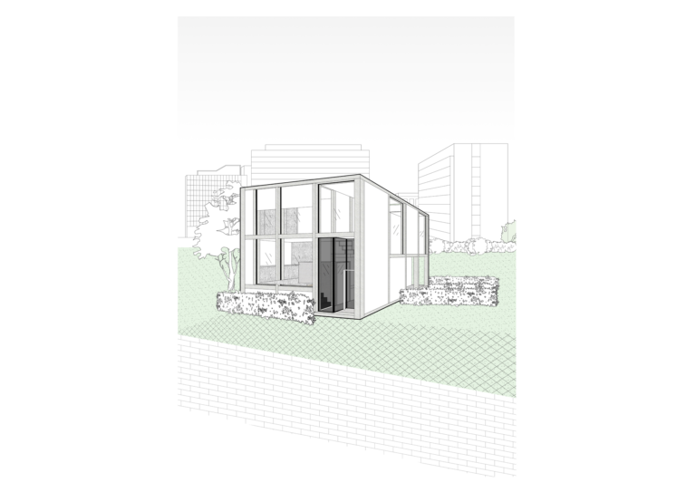 Buitenaanzicht unit 90 m²